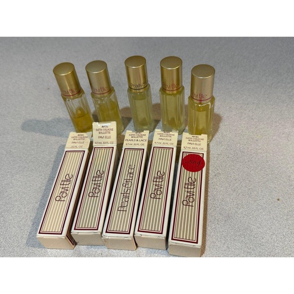 Avon Other - vintage Avon Pavi Elle Satin Cologne Rollettes,  Avon Pearls & Lace Satin Cologn
